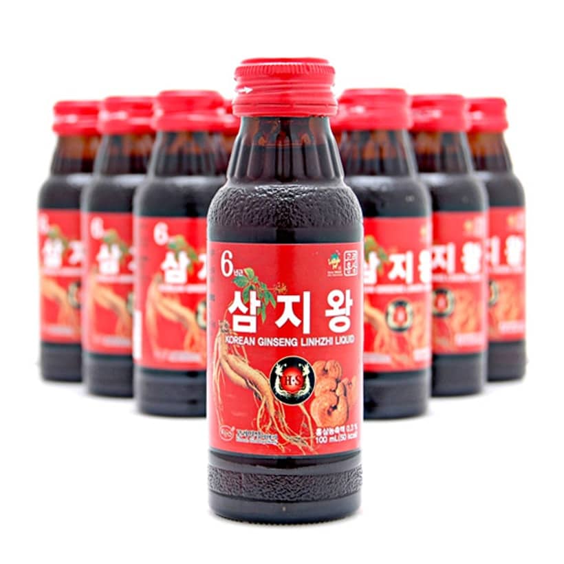Nước hồng sâm linh chi KGS Hàn Quốc hộp 10 chai 2
