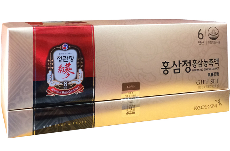 Cao tinh chất hồng sâm 6 năm tuổi 100% KGC hộp quà tặng 3 lọ x 110g - Cheong Kwan Jang 1