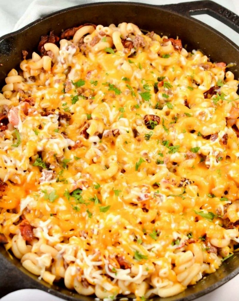 Bacon Cheeseburger Skillet Cooking Recipes